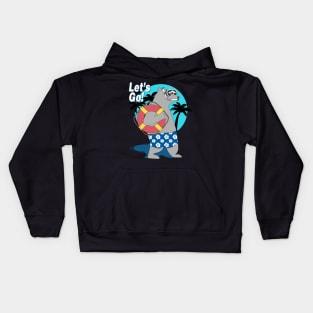 Bear Beach Kids Hoodie